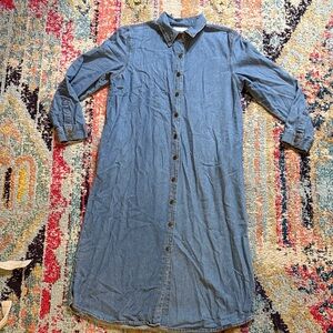 Northstyle • long sleeve denim shirt dress